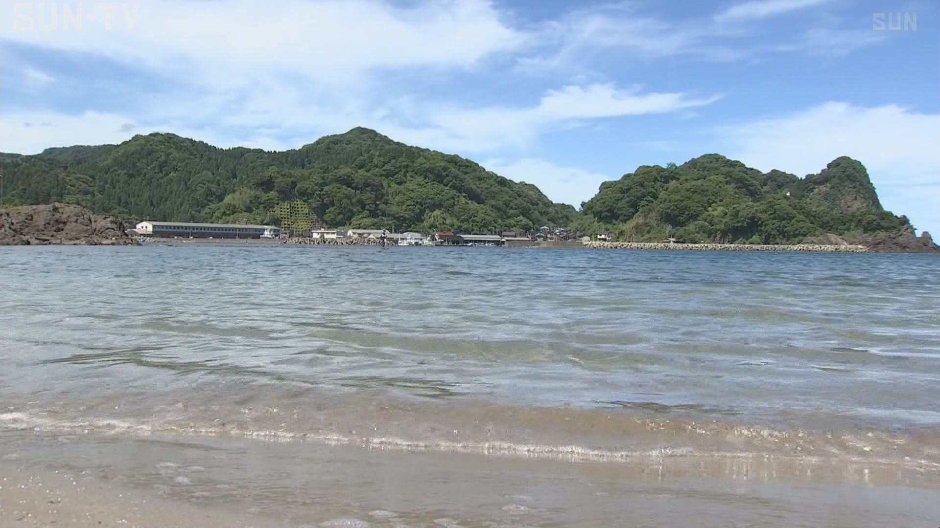 新温泉町の海水浴場で海開き コロナで休止相次ぐ中 サンテレビニュース